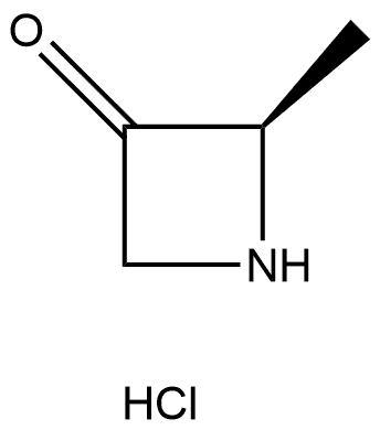 (R)-2-methylazetidin-3-one hydrochloride Structure