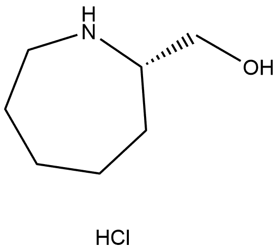 [(2S)-azepan-2-yl]methanol hydrochloride 结构式