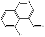 5-Bromoisoquinoline-4-carbaldehyde Struktur