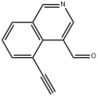 5-Ethynylisoquinoline-4-carbaldehyde Struktur