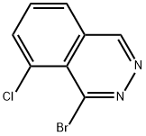 1-Bromo-8-chlorophthalazine Struktur