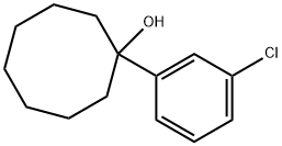 1-(3-chlorophenyl)cyclooctanol Struktur