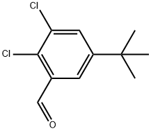 5-(tert-butyl)-2,3-dichlorobenzaldehyde Struktur
