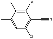 2,4-二氯-5,6-二甲基烟酸腈,2922282-84-4,结构式