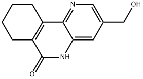 3-(羟甲基)-7,8,9,10-四氢苯并[C][1,5]萘啶-6(5H)-酮 结构式