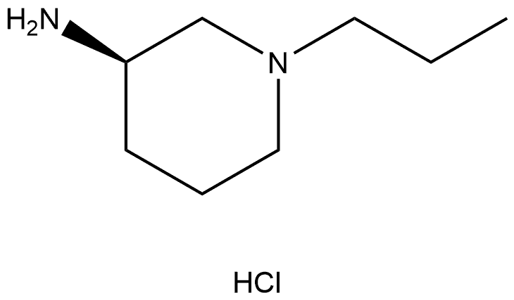 (R)-1-丙基-3-氨基哌啶盐酸盐, 2923540-45-6, 结构式