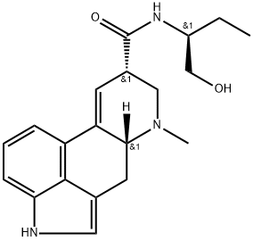 6-methyl-9,10-didehydro-ergoline-8α-carboxylic acid-((S)-1-hydroxymethyl-propylamide) Structure