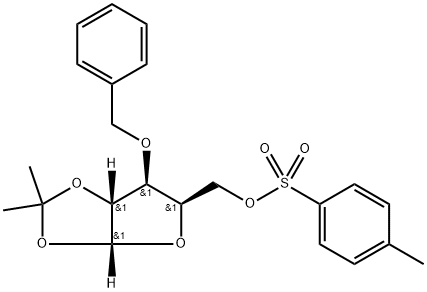 1-O,2-O-Isopropylidene-3-O-benzyl-5-O-tosyl-α-D-xylofuranose 结构式