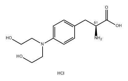 美法仑EP杂质A二盐酸(二羟基美法仑二盐酸), 297734-04-4, 结构式
