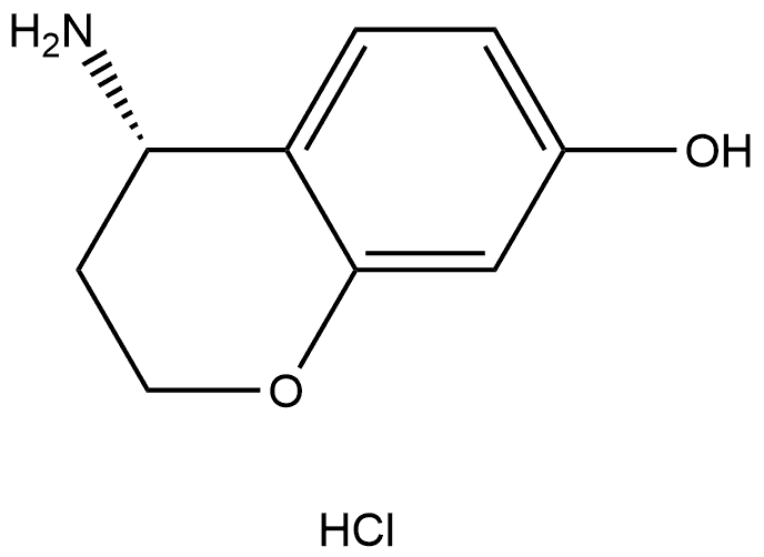 4-aminochroman-7-ol hydrochloride Structure