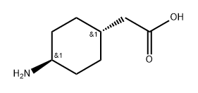 Cyclohexaneacetic acid, 4-amino-, trans-, polyamides (8CI) Struktur