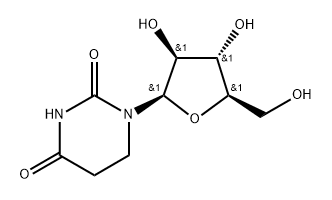 5,6-Dihydro-ara-uridine Structure