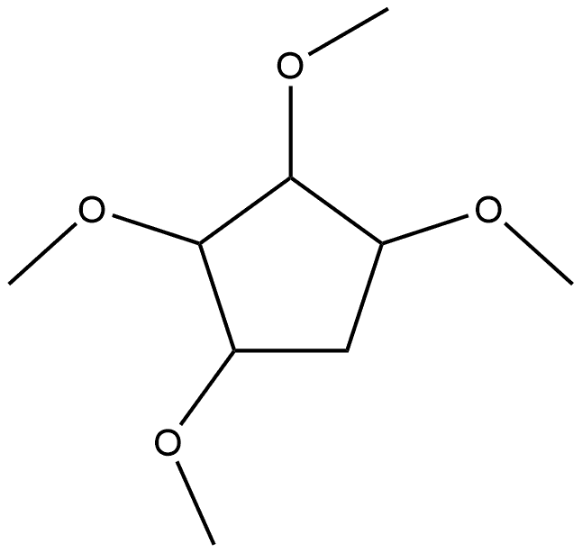 Cyclopentane, 1,2,3,4-tetramethoxy-, stereoisomer (8CI) 结构式