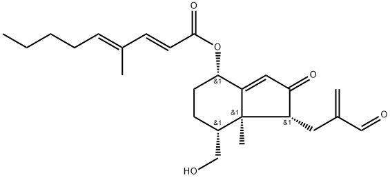 网孔菌素 A, 303733-79-1, 结构式