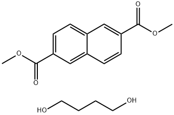 2,6-Naphthalenedicarboxylic acid, dimethyl ester, polymer with 1,4-butanediol Struktur