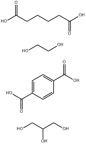 Adipic acid-ethylene glycol-glycerol-terephthalic acid copolymer Struktur