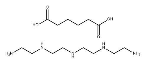 Hexanedioic acid, polymer with N-(2-aminoethyl)-N-2-(2-aminoethyl)aminoethyl-1,2-ethanediamine 结构式