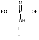 Phosphoric acid, lithium titanium(4+) salt (3:1:2) (8CI,9CI) Structure