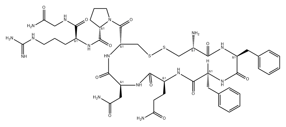 argipressin, Phe(2)- Struktur