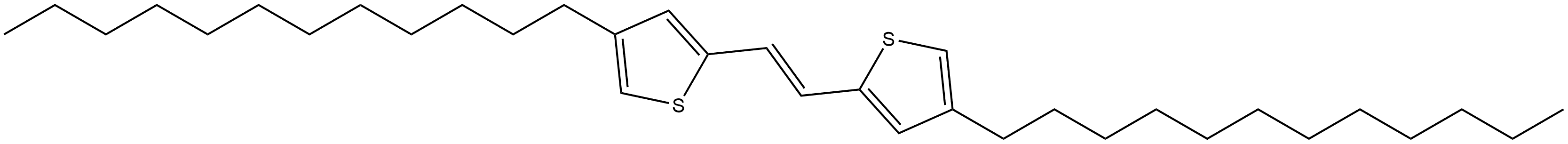 Thiophene, 2,2'-(1E)-1,2-ethenediylbis[4-dodecyl- (9CI) Struktur