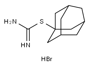 Carbamimidothioic acid,tricyclo[3.3.1.13,7]dec-1-yl ester, monohydrobromide (9CI) Structure