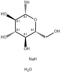 1-THIO-BETA-D-GLUCOSE  SODIUM SALT HYDR& Structure