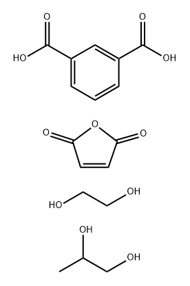 1,3-Benzenedicarboxylic acid,polymer with 1,2-ethanediol,2,5-furandione and 1,2-propanediol Structure