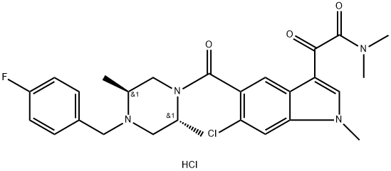 Talmapimod HCl, 309915-12-6, 结构式