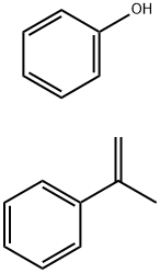 苯酚与(1-甲乙烯基)苯的聚合物, 31091-95-9, 结构式
