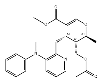 Alstonidine acetate Structure