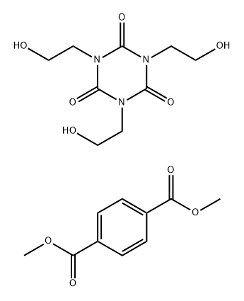 Dimethyl 1,4-benzenedicarboxylate polymer with 1,3,5-tris(2-hydroxyethyl)-1,3,5-triazine-2,4,6(1H,3H,5H)-trione Structure