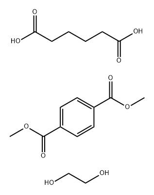 1,4-Benzenedicarboxylic acid, dimethyl ester, polymer with 1,2-ethanediol and hexanedioic acid Structure