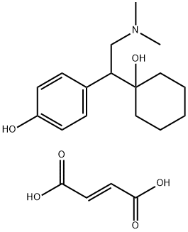 Phenol, 4-[2-(dimethylamino)-1-(1-hydroxycyclohexyl)ethyl]-, (2E)-2-butenedioate (1:1) (salt), monohydrate (9CI) Structure