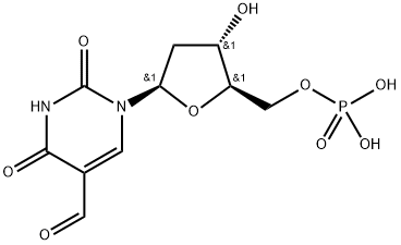 5-formyl-2'-deoxyuridylic acid 结构式