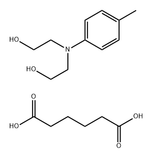 己二酸和1,1'-[(4-甲苯基)亚氨基]双[2-乙醇]的聚合物 结构式