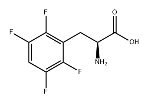 2-amino-3-(2,3,5,6-tetrafluorophenyl)propanoic acid 结构式