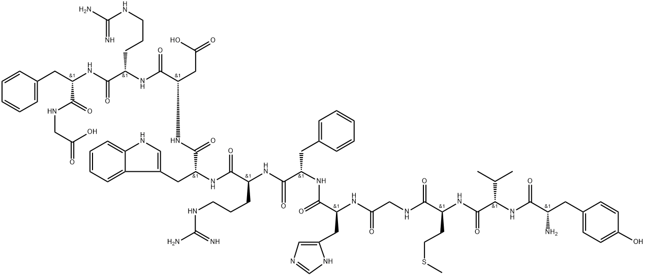[D-TRP8]-Γ-MSH, 321351-81-9, 结构式