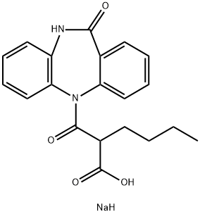 α-Butyl-10,11-dihydro-β,11-dioxo-5H-dibenzo[b,e][1,4]diazepine-5-propionic acid sodium salt|