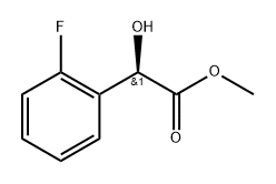 Methyl (2r)-2-(2-fluorophenyl)-2-hydroxyacetate 化学構造式