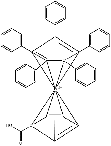 Ferrocene, 1'-carboxy-1,2,3,4,5-pentaphenyl-