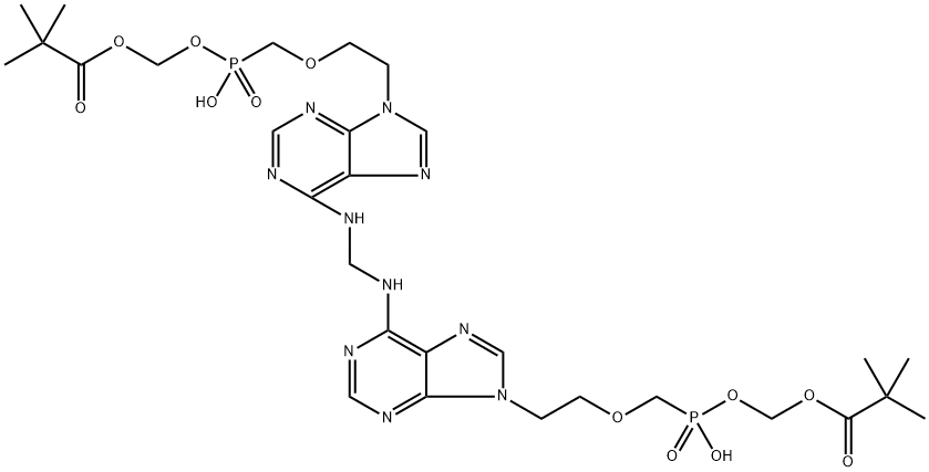 Adefovir Dipivoxil Impurity 20 Structure