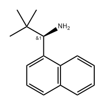 1-Naphthalenemethanamine, α-(1,1-dimethylethyl)-, (αR)- Structure
