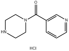 1-(pyridine-3-carbonyl)piperazine dihydrochloride, 32422-95-0, 结构式