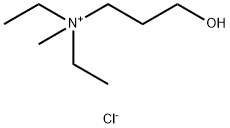 N,N-diethylhomocholine 结构式