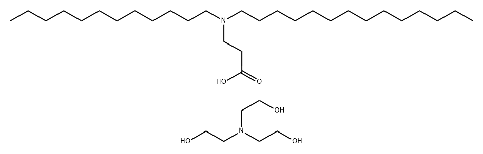 月桂氨基丙酸TEA盐, 32494-87-4, 结构式