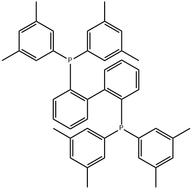 2,2'-双[双(3,5-二甲苯基)膦基]-1,1'-联苯 结构式