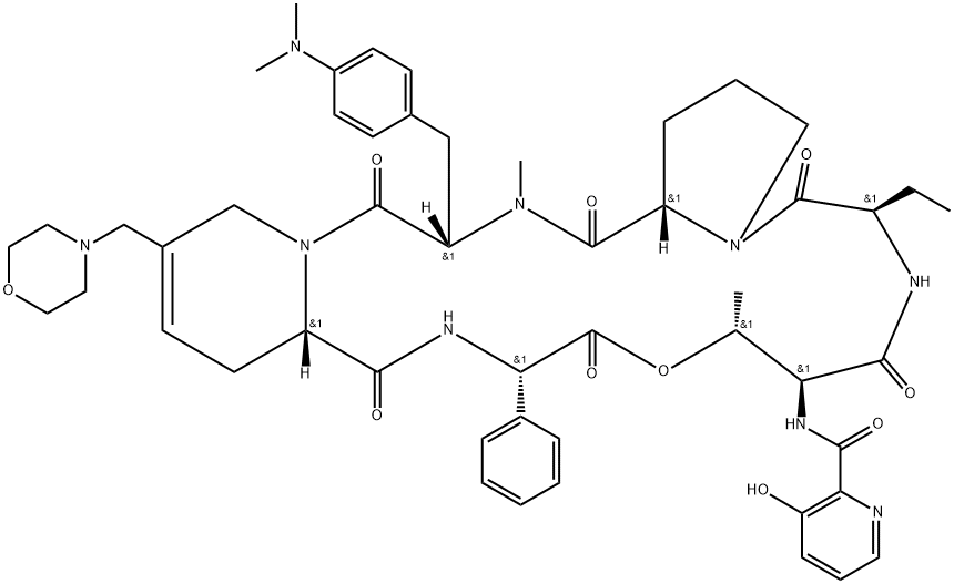 リノプリスチン 化学構造式