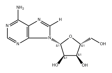 Adenosine-8-3H 结构式