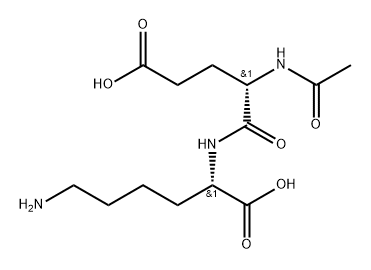 Lysine N-acetylglutamate Structure