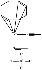 双(乙腈)(1,5-环辛二烯)铱(I)四氟硼酸盐,32679-03-1,结构式